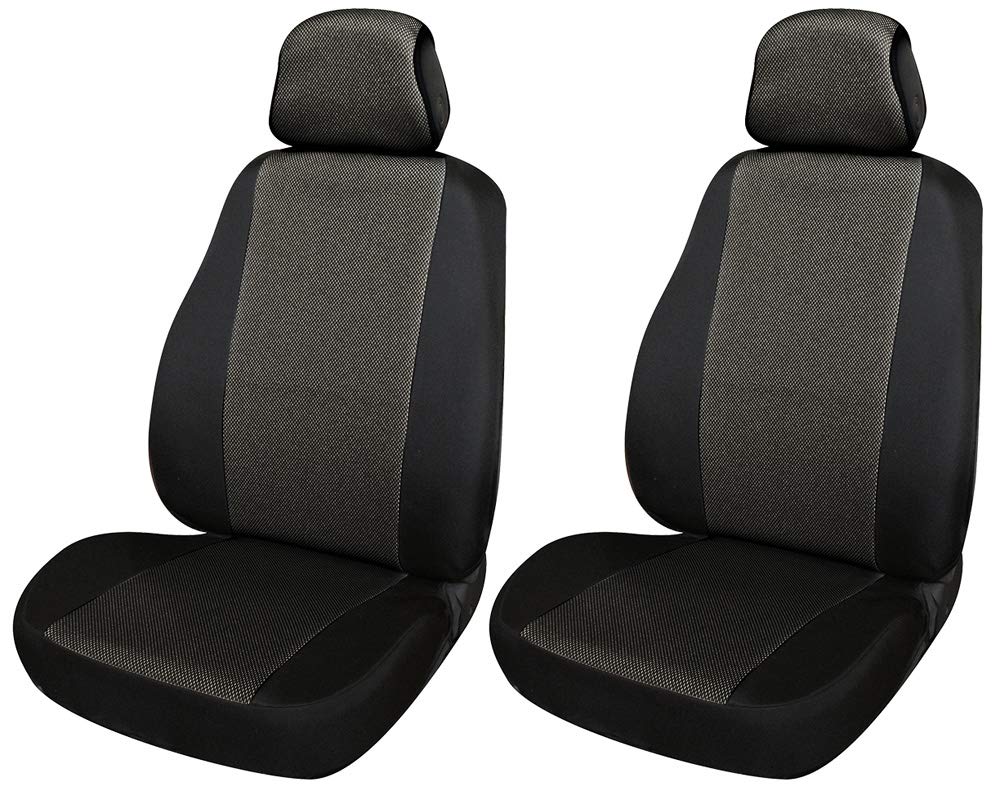 Cora 000129582 Fast & Smart Sitzbezüge vorne Auto, mittelgross, Ron-Antracite