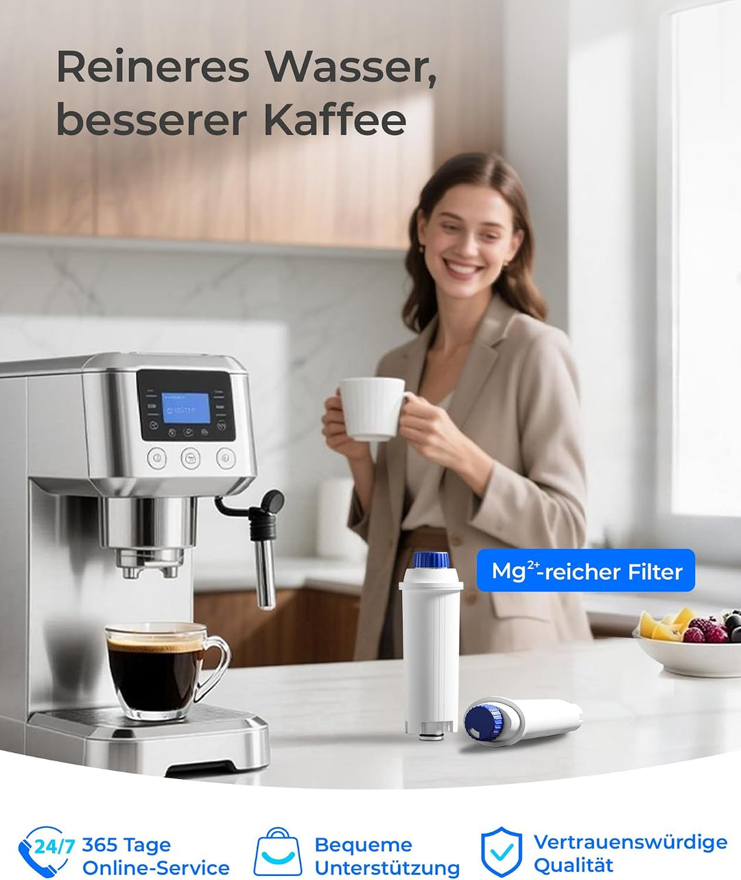 Waterdrop Mg²⁺ Filterkartuschen, Ersatz für De&