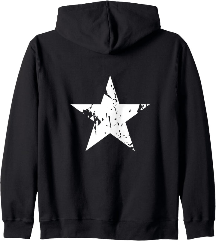 Was ist cool und hat einen Stern auf dem Rücken Lustiges Kapuzenjacke