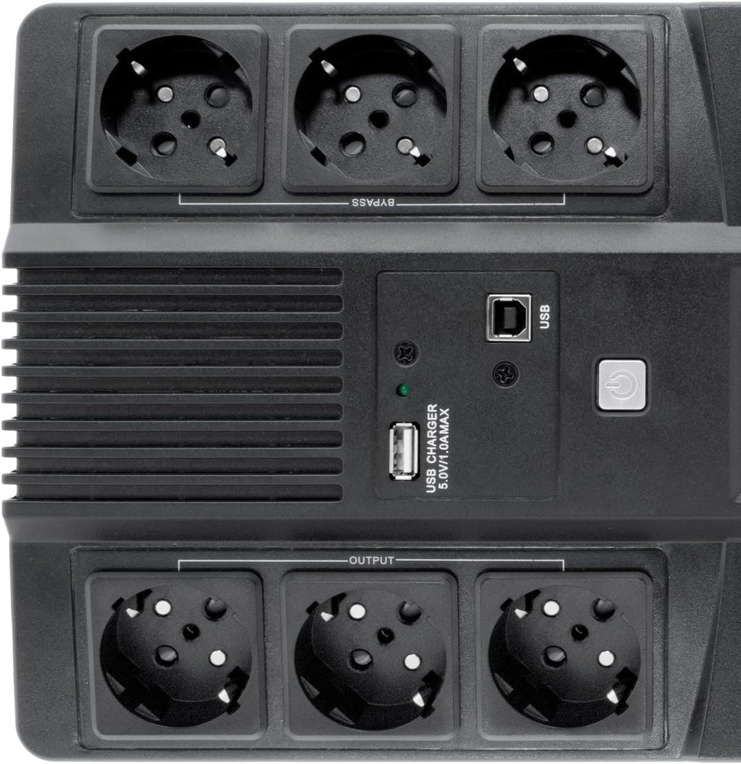 CoolBox SCUDO3 USV, 800 VA, unterbrechungsfreies Stromversorgungssystem, USV, 800 A/480 W, mit LCD-D