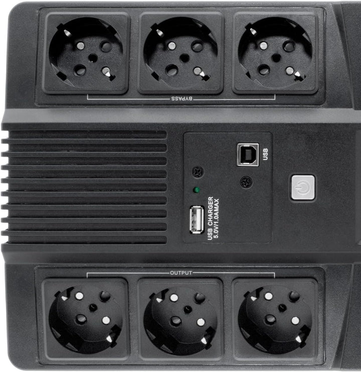 CoolBox SCUDO3 USV, 800 VA, unterbrechungsfreies Stromversorgungssystem, USV, 800 A/480 W, mit LCD-D