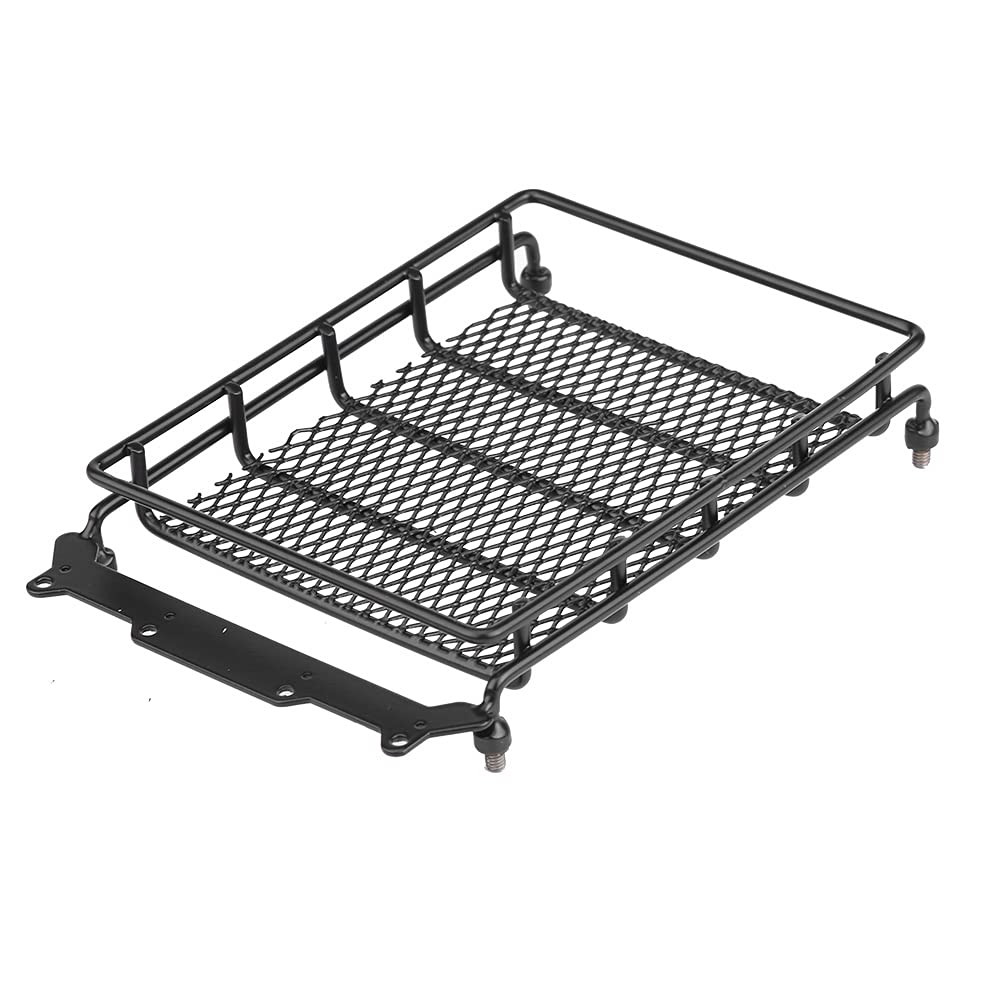 Dachträgerkorb, Dachgepäckträger Schwarz für SCX10 1/10 1/8 RC Car für CC01 / CR01 / D90 RC Crawler