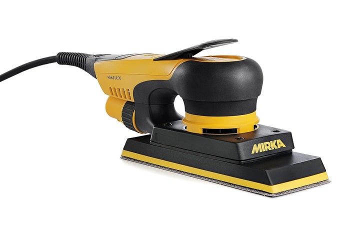 Mirka DEOS 383CV / Schwingschleifer mit Zentral-Absaugung und Klett / für 70x198mm Schleifpapier / 3