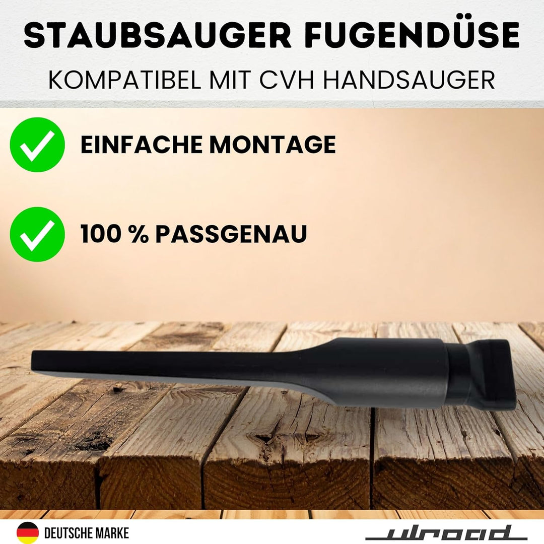 Lange Fugendüse Staubsauger Aufsatz kompatibel mit Kärcher CVH Handstaubsauger HANDSAUGER I CVH1 CVH