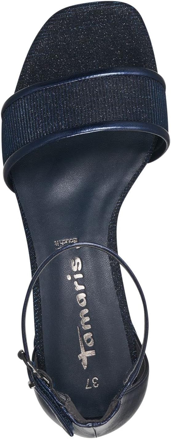 Tamaris Damen Sandalette 1-1-28266-30 normal 36 EU Navy Antic, 36 EU Navy Antic