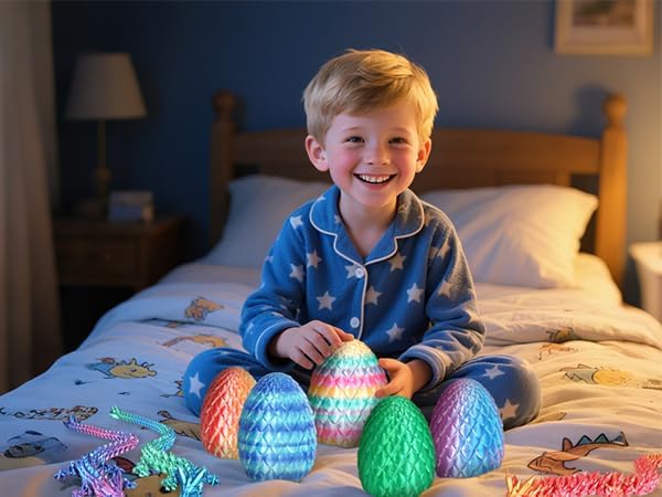 Dracheneier 3D-gedruckte Fidget-Spielzeuge für Erwachsene Überraschungsgeschenke für Kinder Freunde