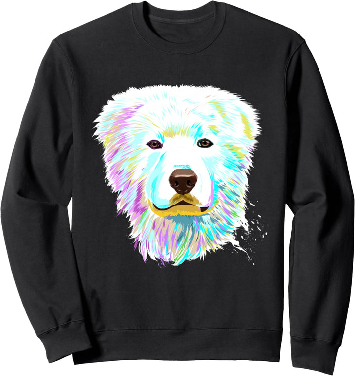 Splash Abruzzese Hund Maremmen Abruzzen Schäferhund Sweatshirt