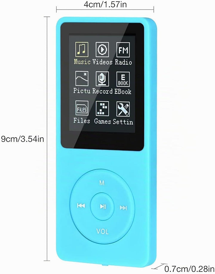 MP3/MP4 Digitaler Musik-Player, Lychee Upgrade 8 GB Tragbarer HiFi Verlustfreier Sound Musik-Player