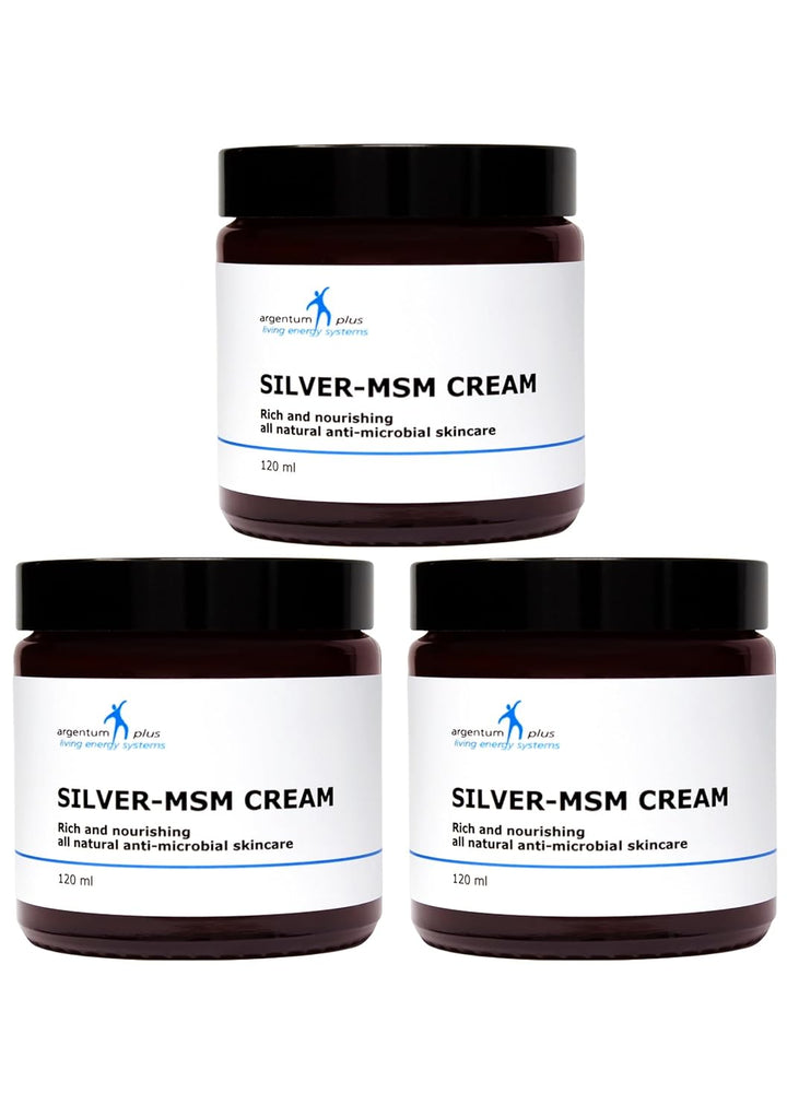 Silber-MSM Crème 3 x 120 ml 120 ml (3er Pack), 120 ml (3er Pack)