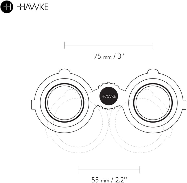 Hawke Fernglas Nature-Trek 10x32, grün, M, 35101, M