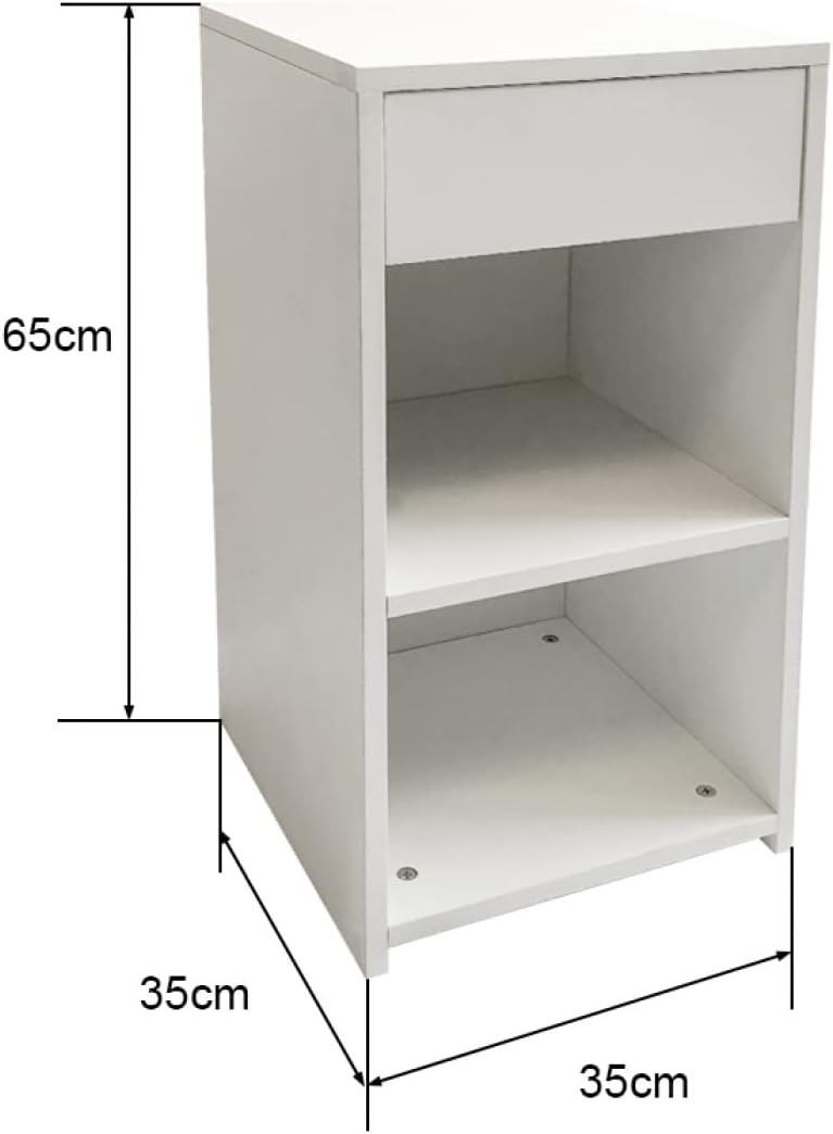 VDD Nachttisch Flurschrank 65 cm hoch weiss