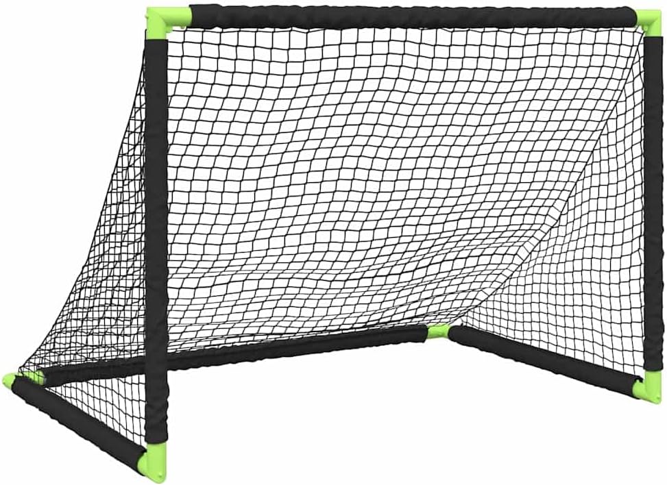 vidaXL Fussballtor für Kinder, Trainingstor Klappbar mit Netz, Fussball Tor für Innen Aussen, Kinder