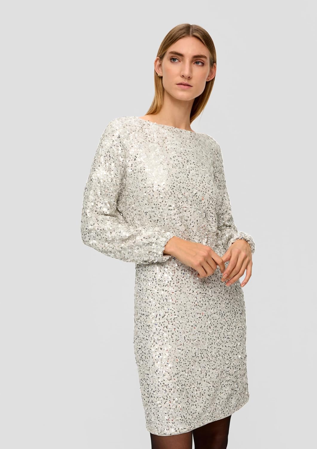 s.Oliver Elegantes Paillettenkleid 38 0700, 38 0700