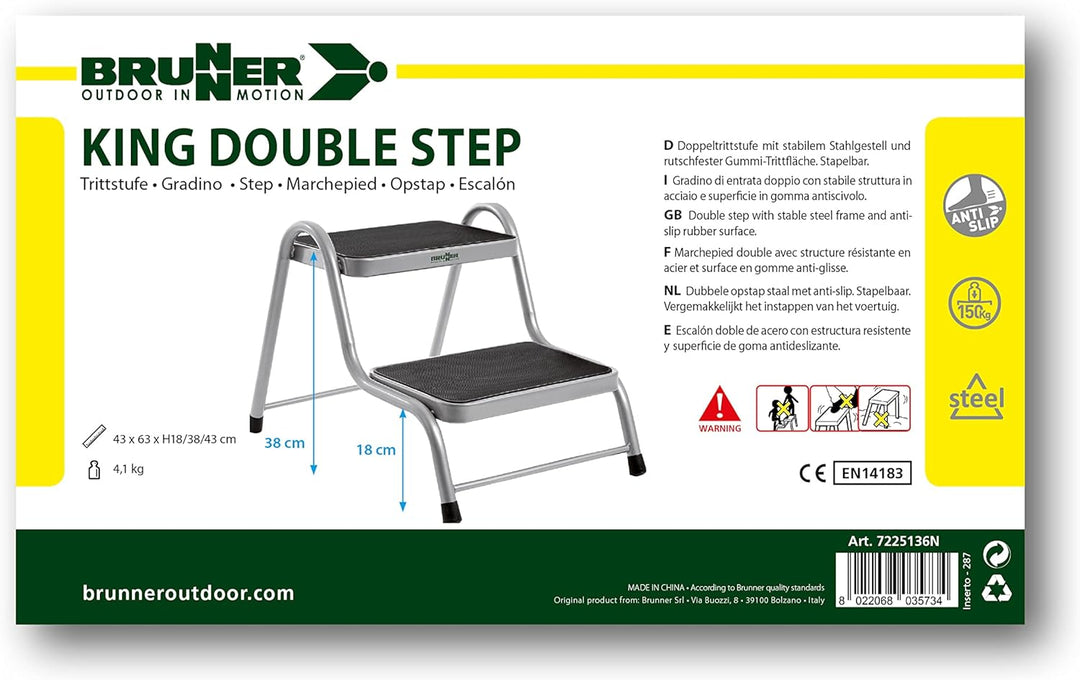 BRUNNER Trittstufe King Step Doppeltrittstufe King Step Double, King Step Double