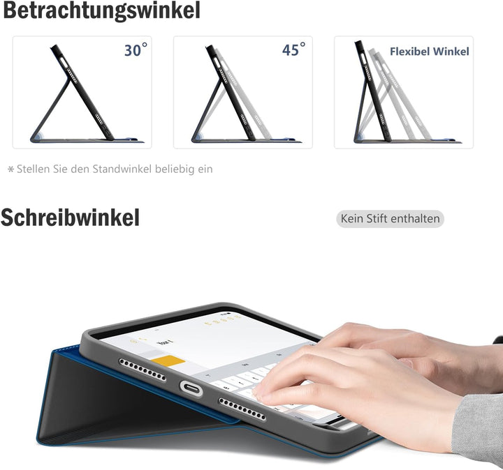Antbox Hülle für iPad Mini 6. Gen 2021 8.3 Zoll mit tstifthalter Apple Pencil Halter Auto Schlaf/Wac