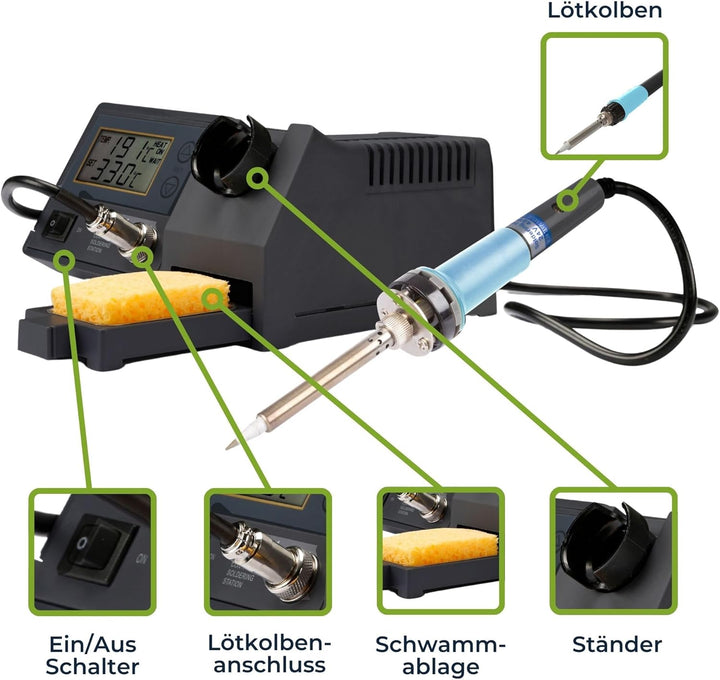 VELLEMAN - VTSSC40N Lötstation digital 48 W +150 bis +450 °C 420165