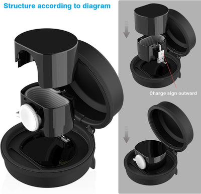 Smatree Ladekoffer für Apple Watch 8/7, Apple Watch Serie 6/5/4/3/2/1/SE - Original Ladekabel & Appl