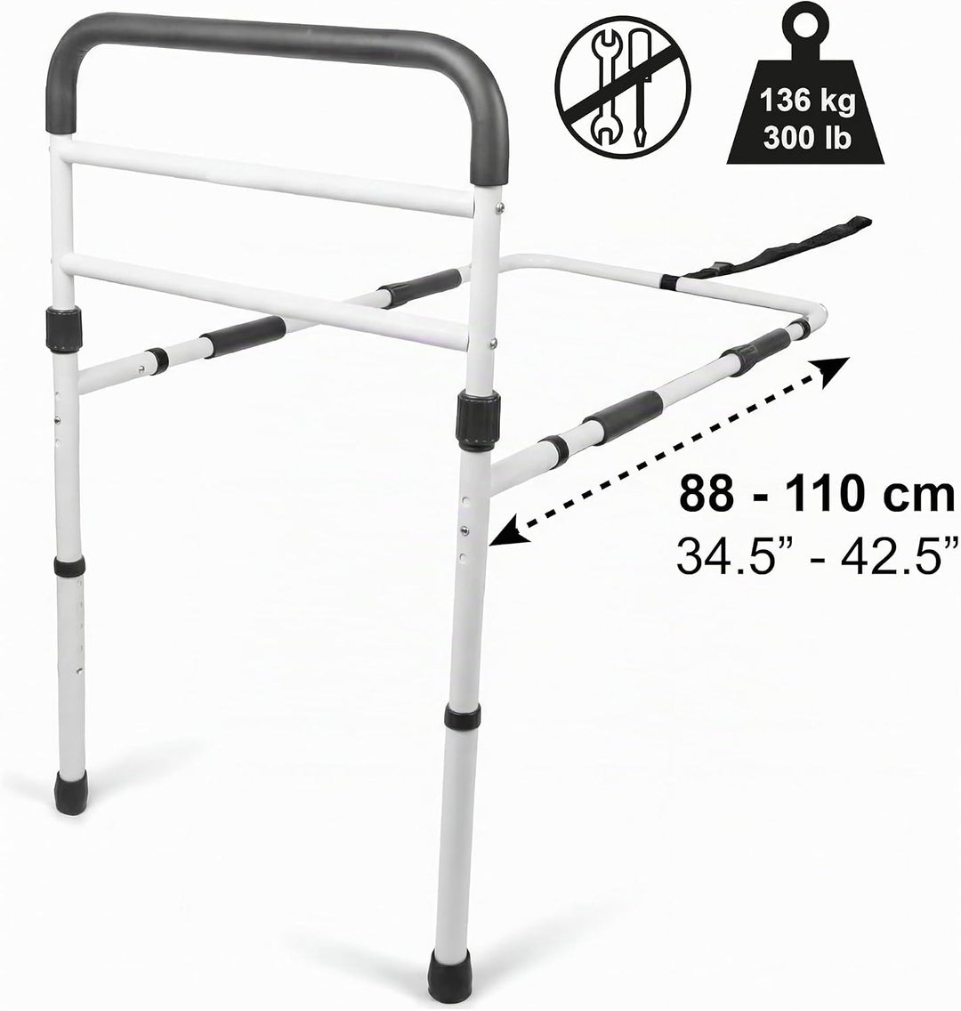 PEPE Mobility Aufstehhilfe Bett Senioren, Rausfallschutz Bett Erwachsene, Bettgitter für Senioren ve
