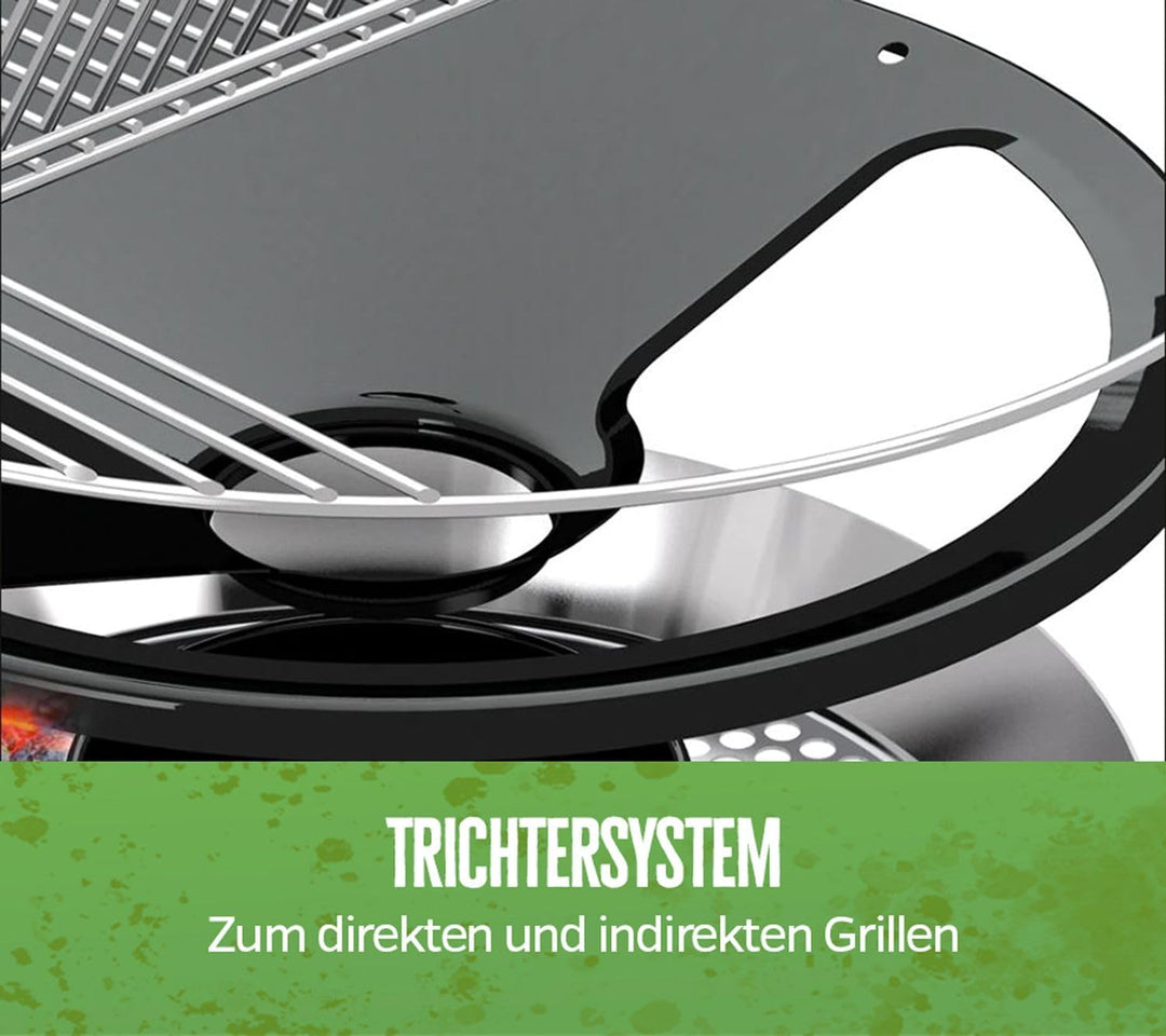 Outdoorchef Kohlegrill „Chelsea 480 C“ | Kugelgrill mit Ventilationssystem | Steak Grill für Garten