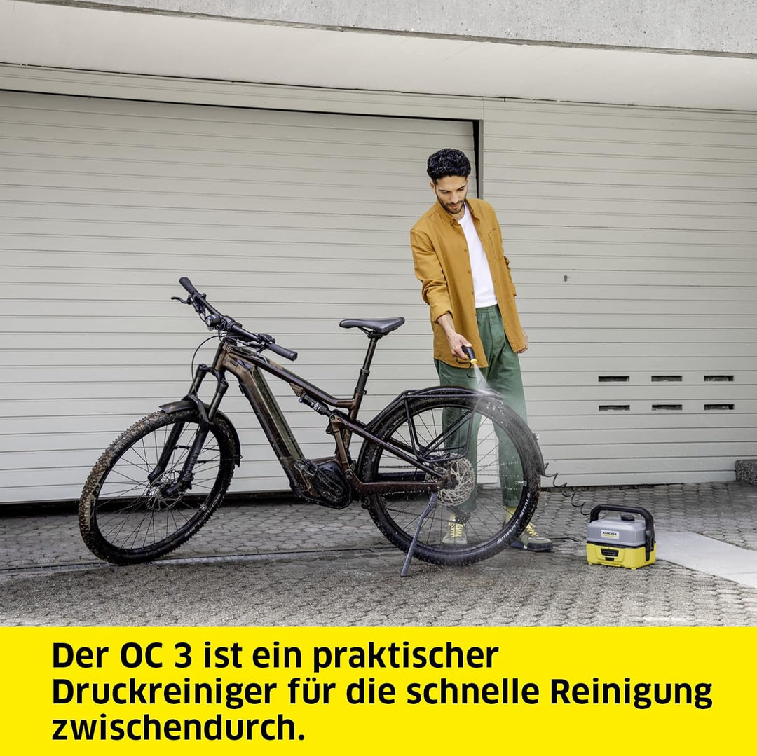 Kärcher Mobile Outdoor Cleaner OC 3 (Wassertankvolumen: 4 l, Lithium-Ionen-Akku, abnehmbarer Wassert