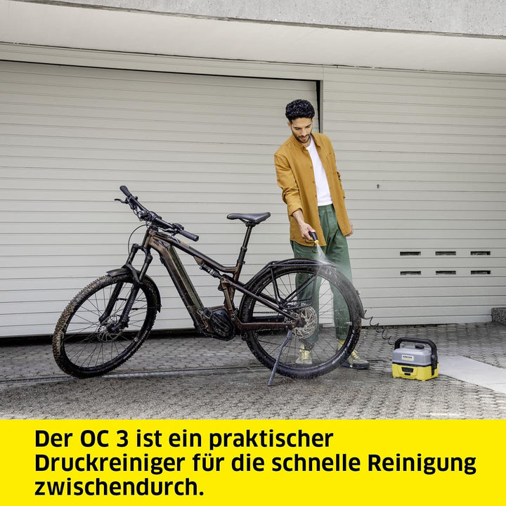 Kärcher Mobile Outdoor Cleaner OC 3 (Wassertankvolumen: 4 l, Lithium-Ionen-Akku, abnehmbarer Wassert