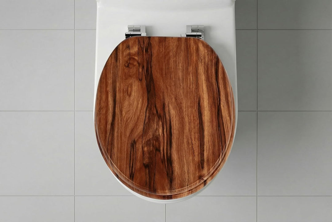 SINOBATH WC Sitz mit Absenkautomatik, Hochwertige und Stabile Qualität aus Holz, Viele Schöne WC Sit