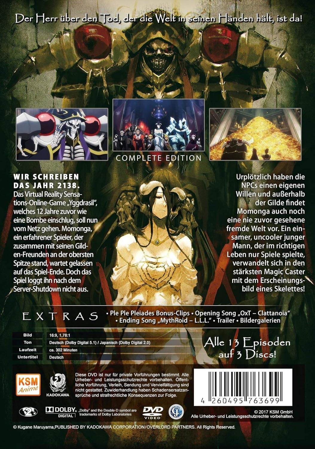 Overlord - Complete Edition [3 DVDs], DVD