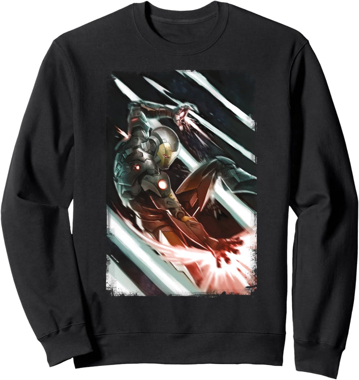 Marvel Iron Man Powerful Blast Poster Sweatshirt
