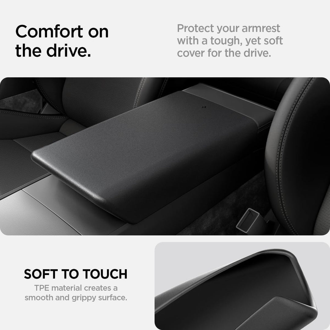 Spigen Tesla Model Y 2026 Juniper Standard & Model 3 Highland 2025 Mittelarmlehne Abdeckung, Armlehn