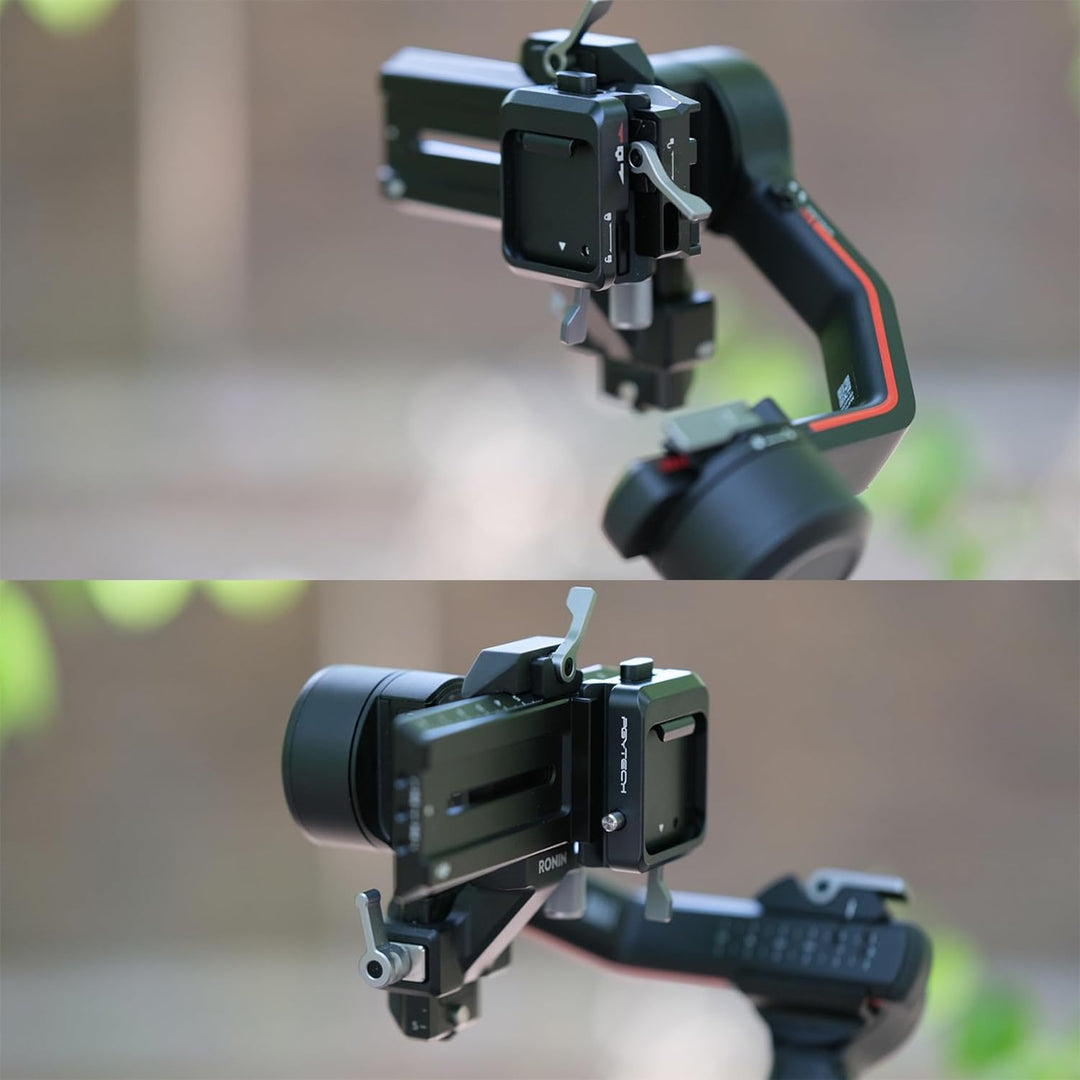 PGYTECH Kamera Schnellwechselplatte mit Klemme für DJI Ronin Stabilisator, Arca Swiss Schnellwechsel