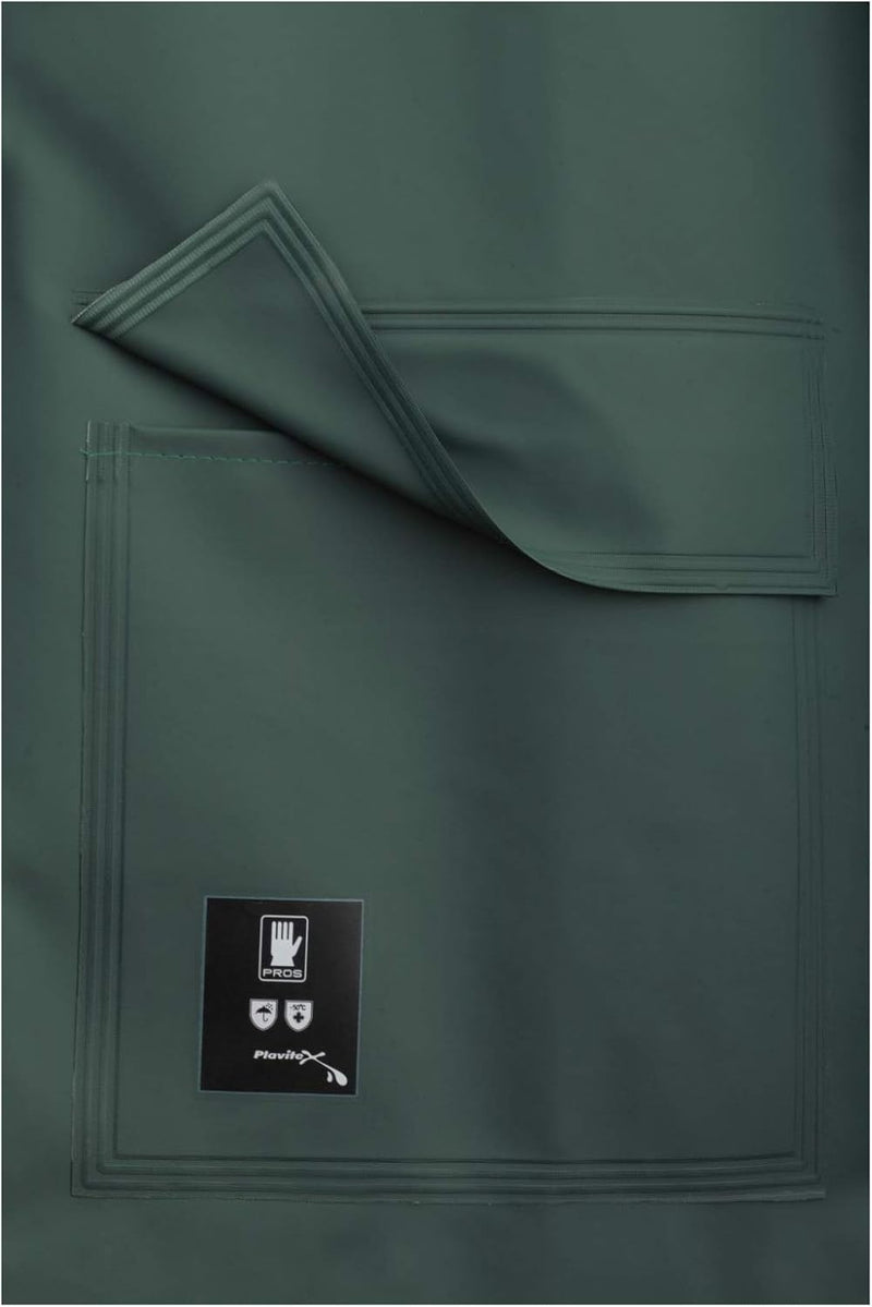 PROS 101 Regenjacke Arbeitsjacke Schutzjacke Herren Damen EN ISO 13688 EN 343 Schweissnähte Plavitex