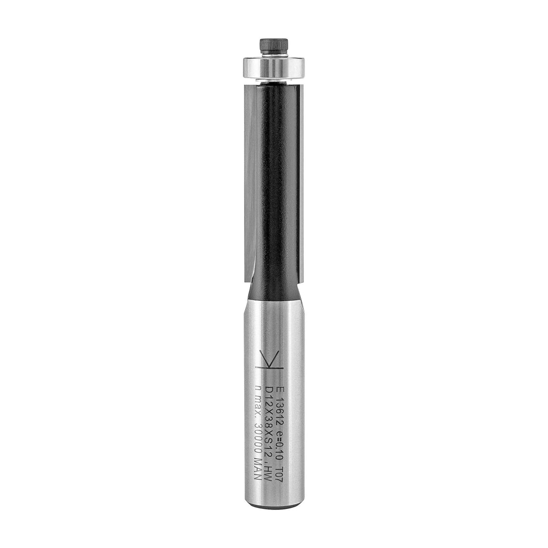 ENT 13612 Bündigfräser HW, Schaft (S) 12 mm, Durchmesser (D) 12 mm, NL 38 mm, GL 91 mm, SL 40 mm, mi