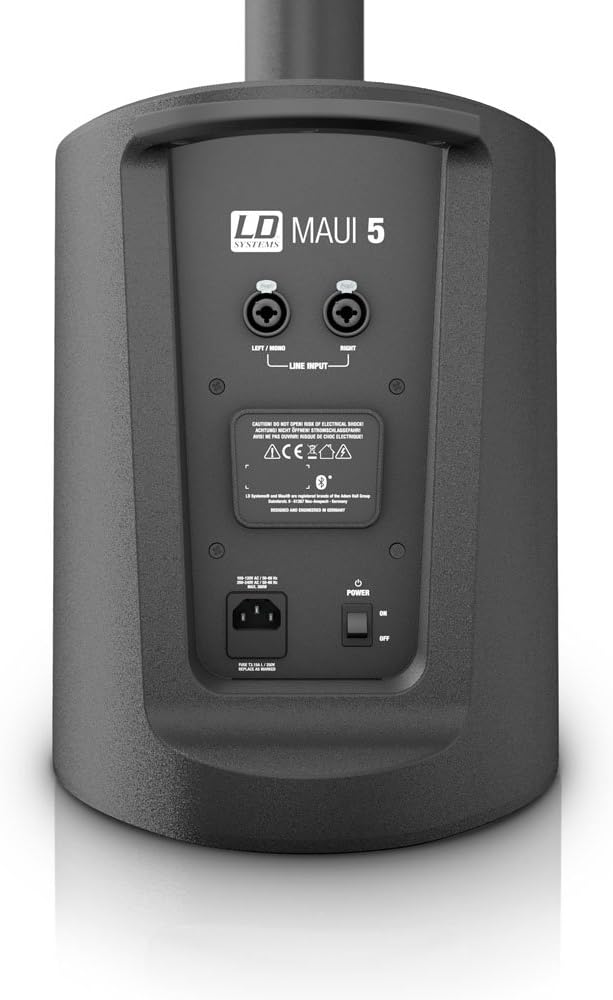 LD Systems LDMAUI5 Ultraportables Säulen PA System mit Mixer schwarz
