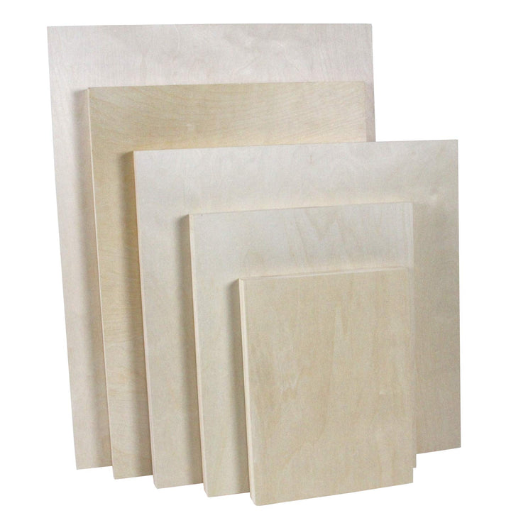 Paintersisters Malgrund aus Holz, von 30x30 bis 70x100cm, 3D Optik - 38mm stark, 2 Stück je 50 x 100