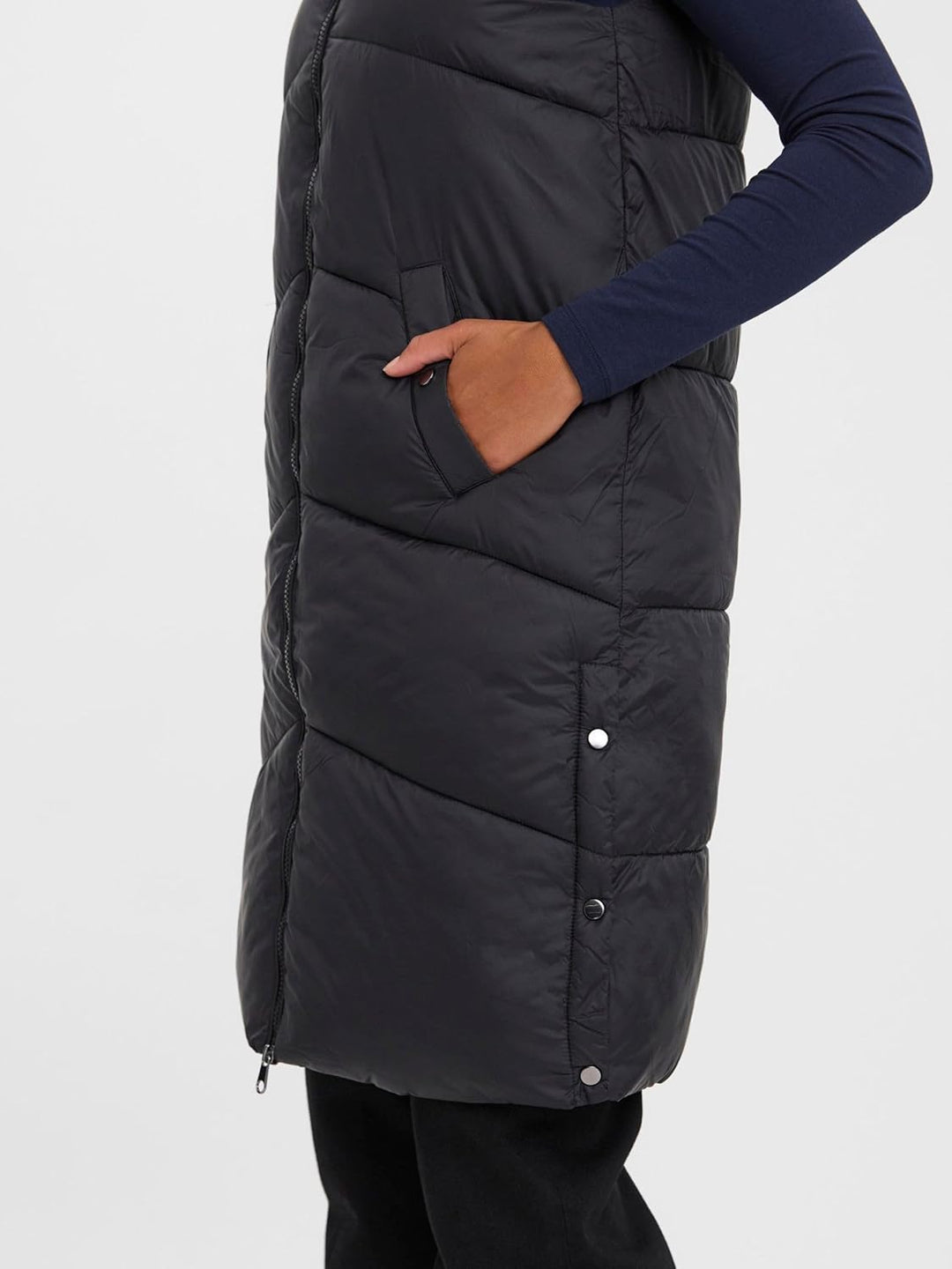 VERO MODA female Weste VMUPPSALA Weste XS Schwarz, XS Schwarz