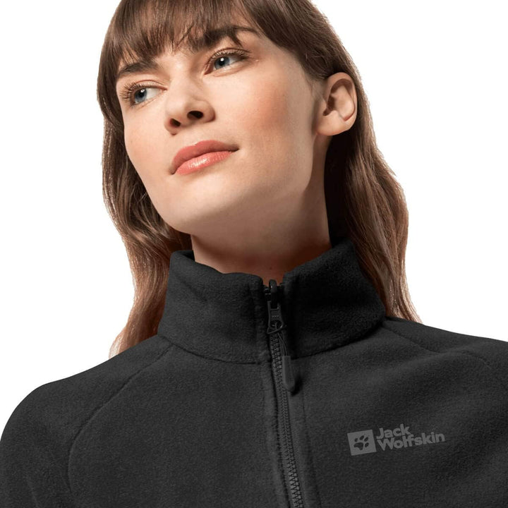 Jack Wolfskin Damen Moonrise Fz W Fleece-Jacke (1er Pack) S Schwarz, S Schwarz