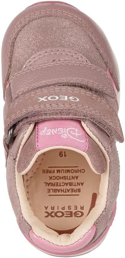 Geox Baby-Mädchen B Rishon Girl A Erste Schritte 21 EU Dk Rose Fuchsia, 21 EU Dk Rose Fuchsia