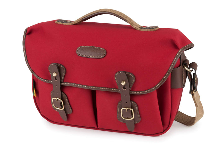 Billingham Hadley Pro 2020 Kameratasche (Burgundy Canvas/Schokoladenleder) Burgunderrotes Segeltuch/