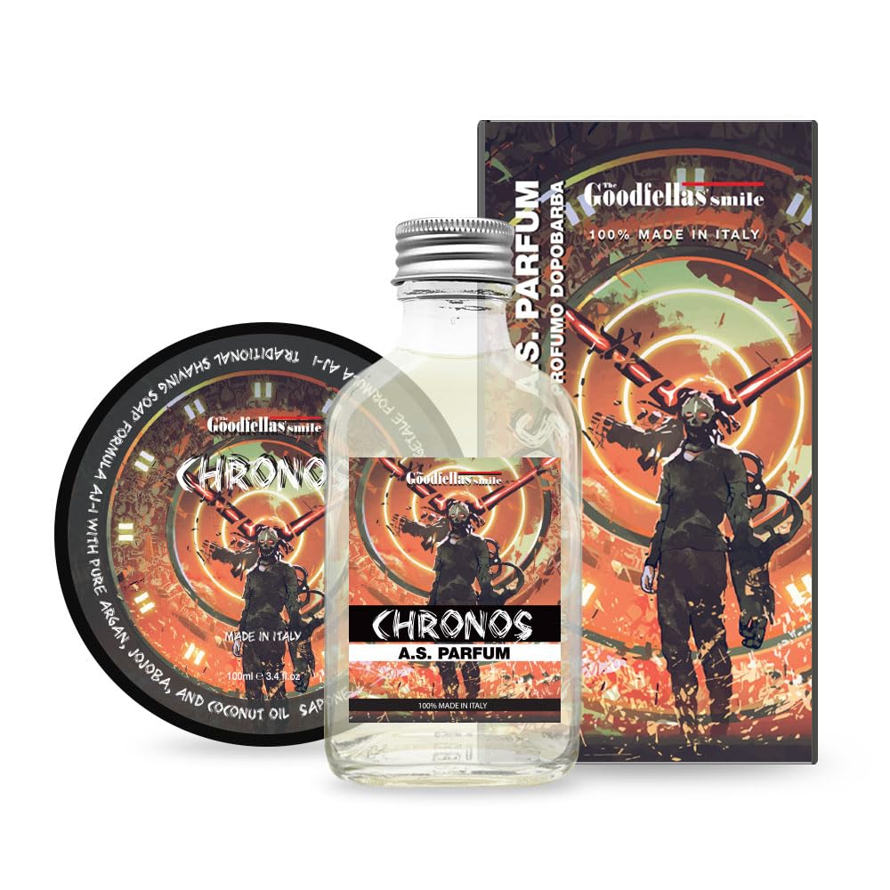 The Goodfellas' smile GOODFELLAS' SMILE Duo Set Chronos. Shaving Soap and Aftershave, 250 ml