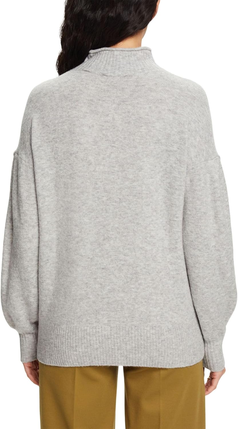 ESPRIT Damen Pullover XS 044/Light Grey 5, XS 044/Light Grey 5