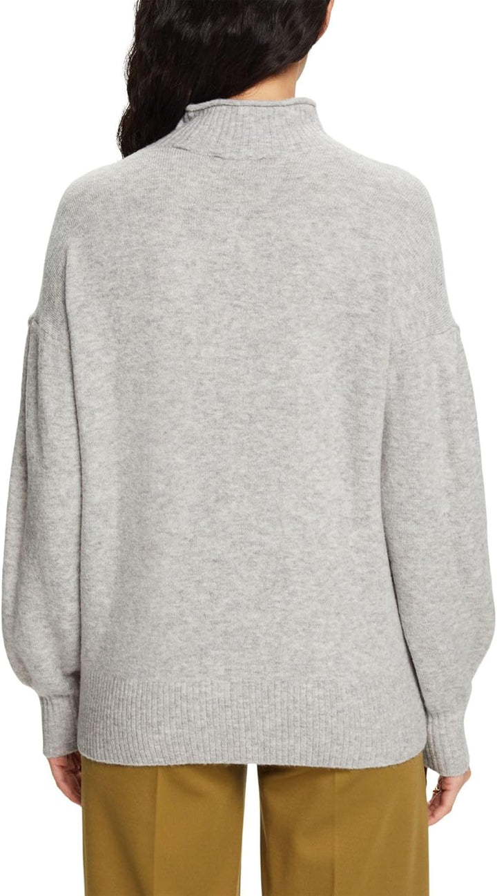 ESPRIT Damen Pullover XS 044/Light Grey 5, XS 044/Light Grey 5