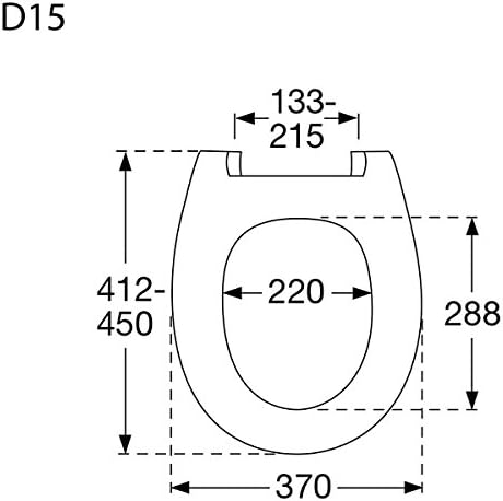 Pressalit 556000-D15999 WC-Sitz Calmo