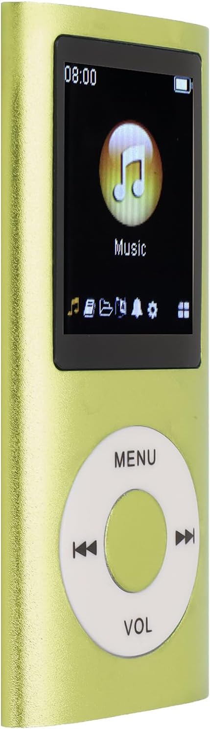 MP3 -Player, Stilvoller Multifunktional Verlustfreier Sound Schlank 1,8 -Zoll -LCD -Bildschirm Tragb