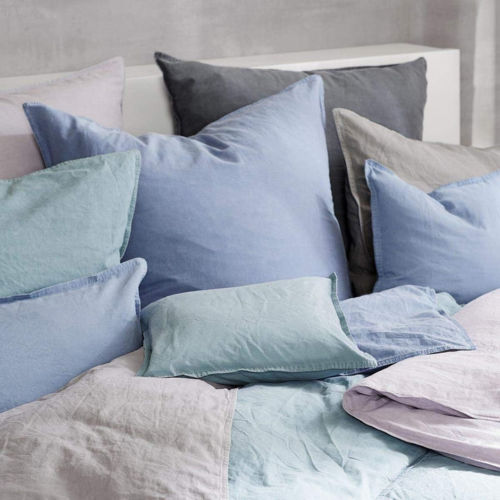 Bettwäsche Stonewashed Denim, 1 Bettbezug 240 x 220 cm + 2 Kissenbezüge 80 x 80 cm Denim 1 Bettbezug