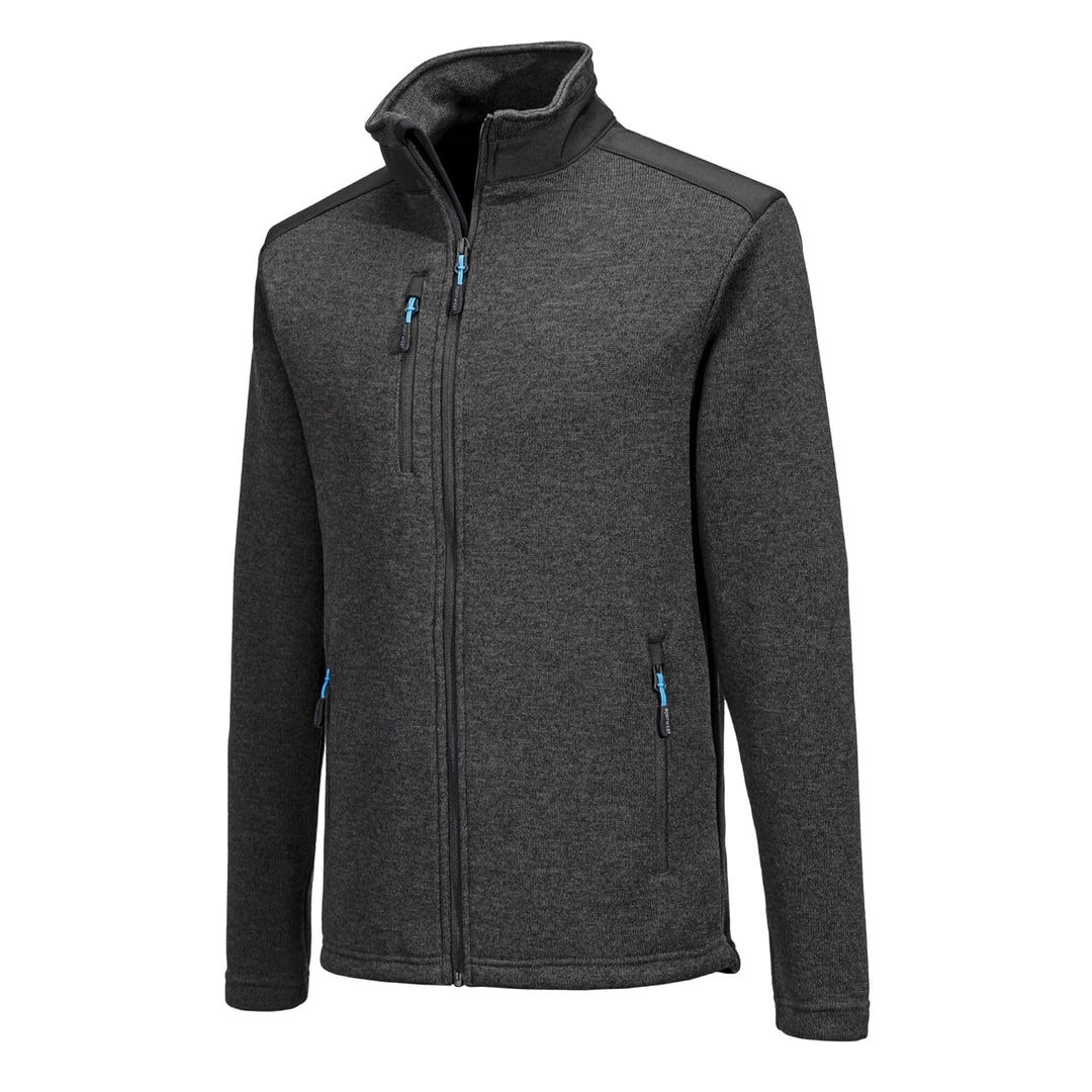 Portwest KX3 Venture Fleecejacke, Grösse: S, Farbe: Grau Marl, T830GMRS S Grey Marl, S Grey Marl