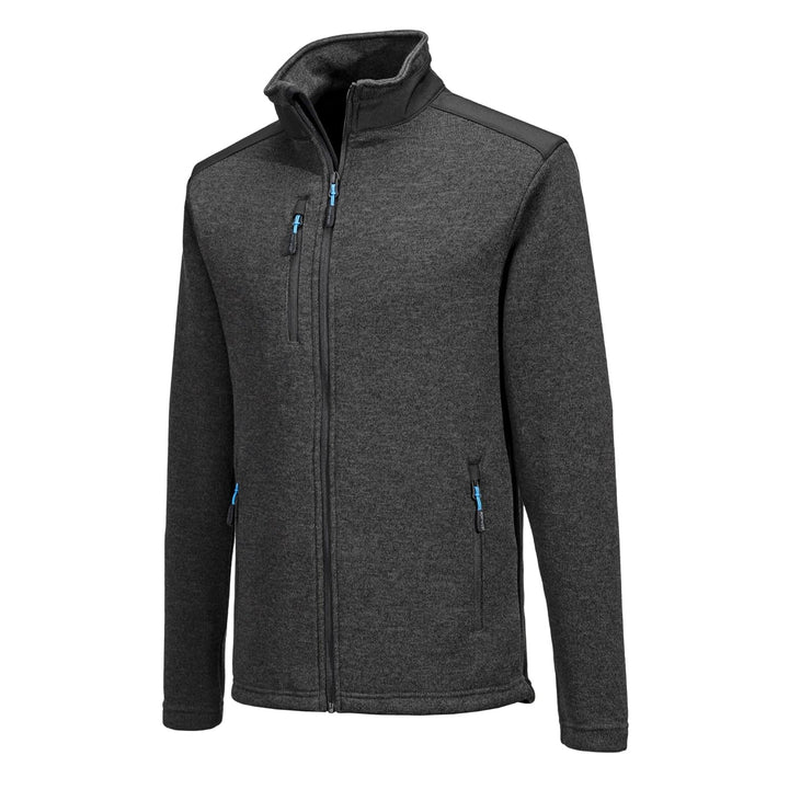 Portwest KX3 Venture Fleecejacke, Grösse: S, Farbe: Grau Marl, T830GMRS S Grey Marl, S Grey Marl