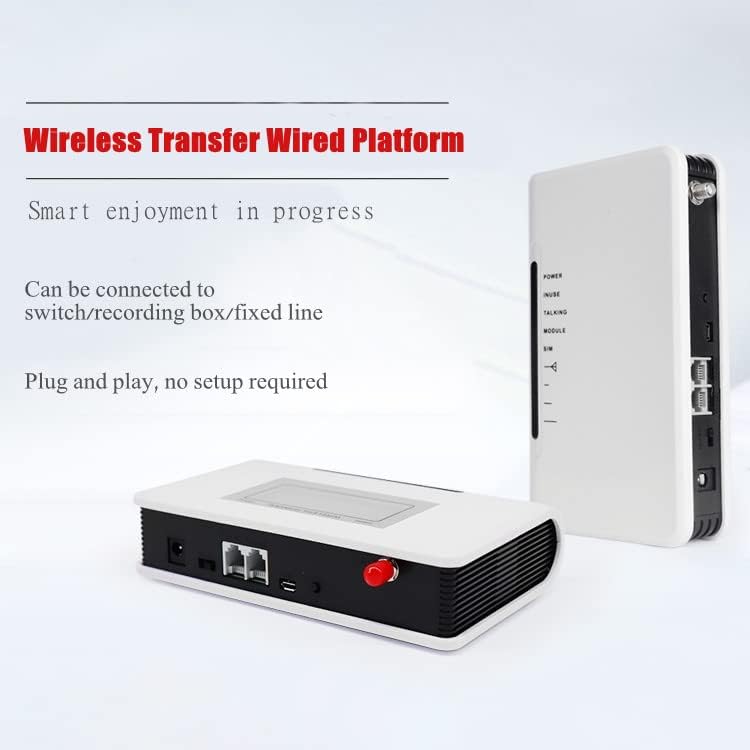 Tangxi GSM-Wireless-Access-Feststation, 24-Stunden-Wireless-to-Wired-Telefon-Alarmbox, GSM-Telefonbo