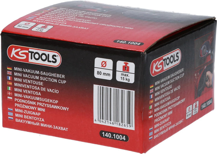 KS Tools 140.1004 Mini-Vakuum-Saugheber, max 15kg, Ø 80mm