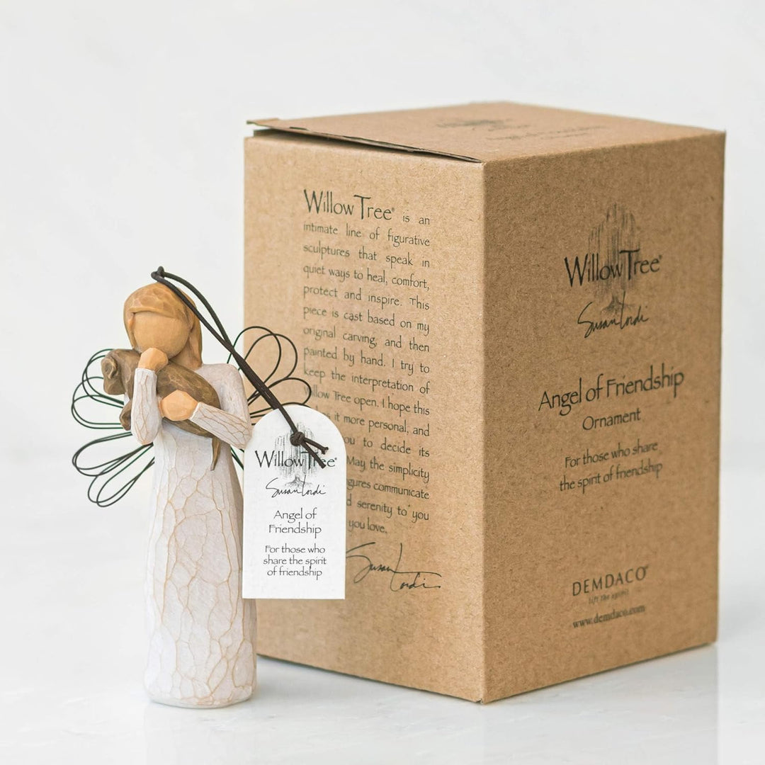Willow Tree Engel der Freundschaft Ornament, handbemalte Figur