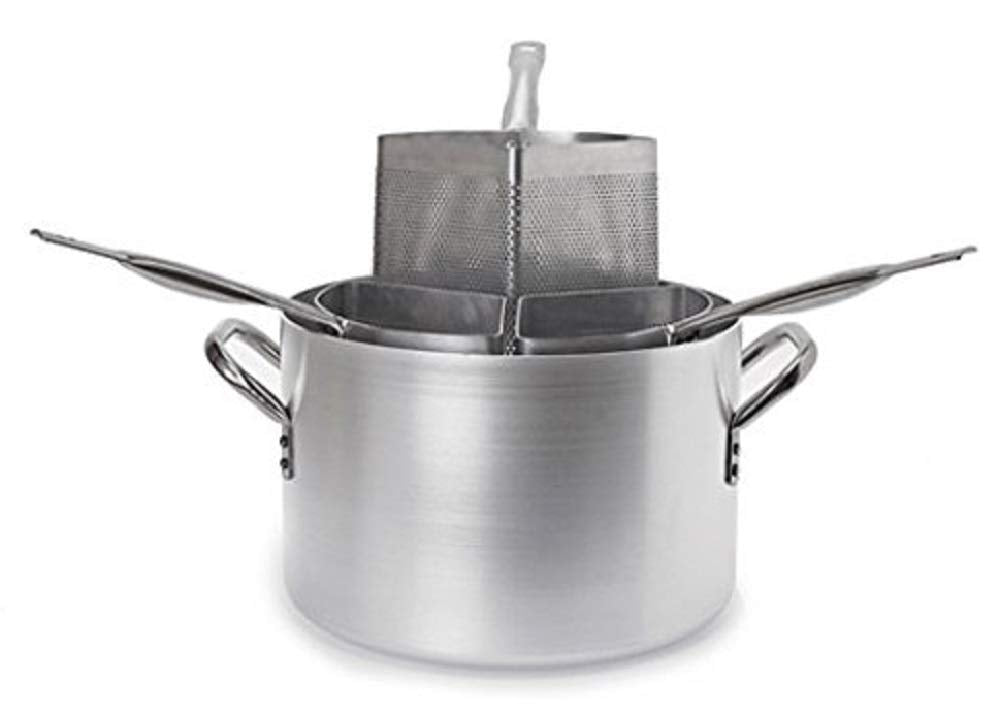 Pastakocher hoch 3-teilig gelocht cm.36